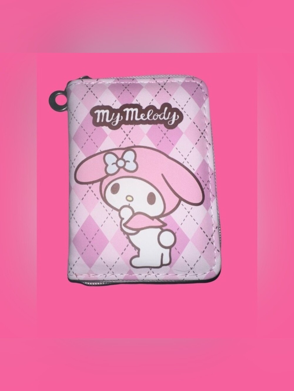 NWT My Melody Pink Small Zip Wallet